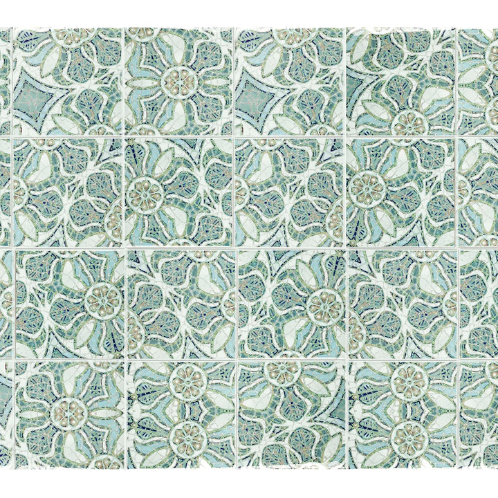 Pomegranate Tiles - Aqua - Random Sections