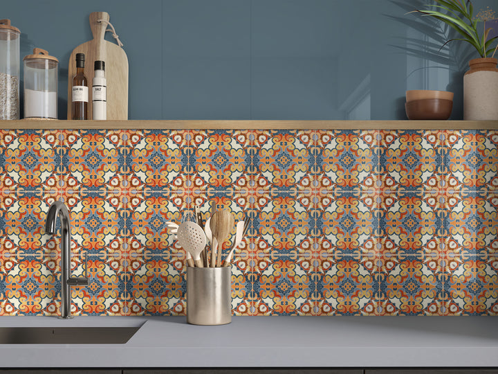 Cantonese Tile  - Fired Ink version