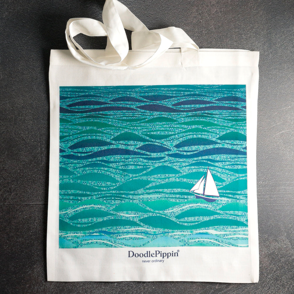 Caribbean Sailing Tote Bag