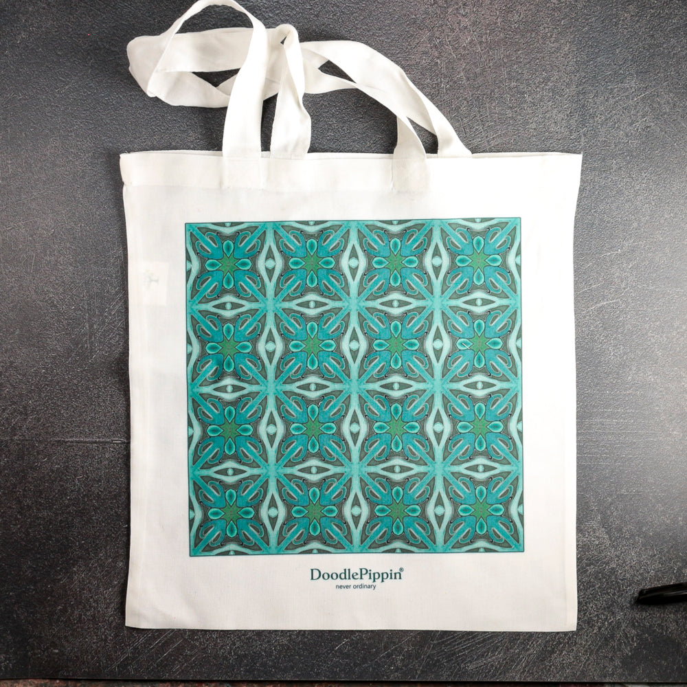 Green Twining Tote Bag