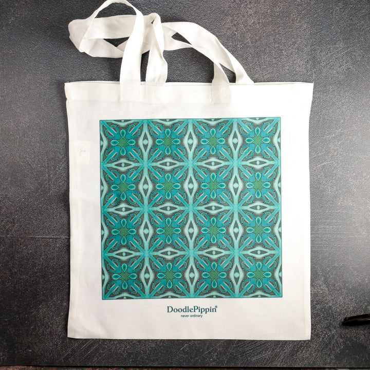 Green Twining Tote Bag