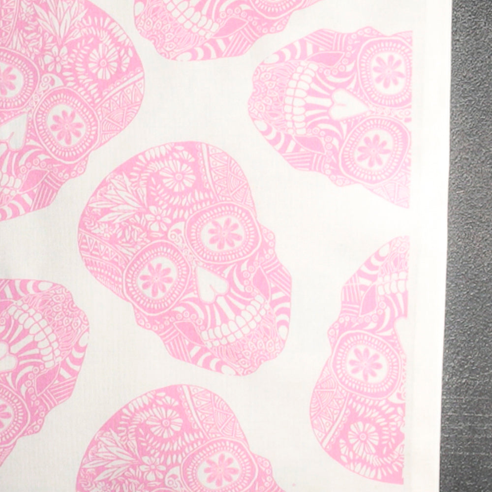 SALE Pink Skulls Shopping Bag - Lightweight foldaway tote