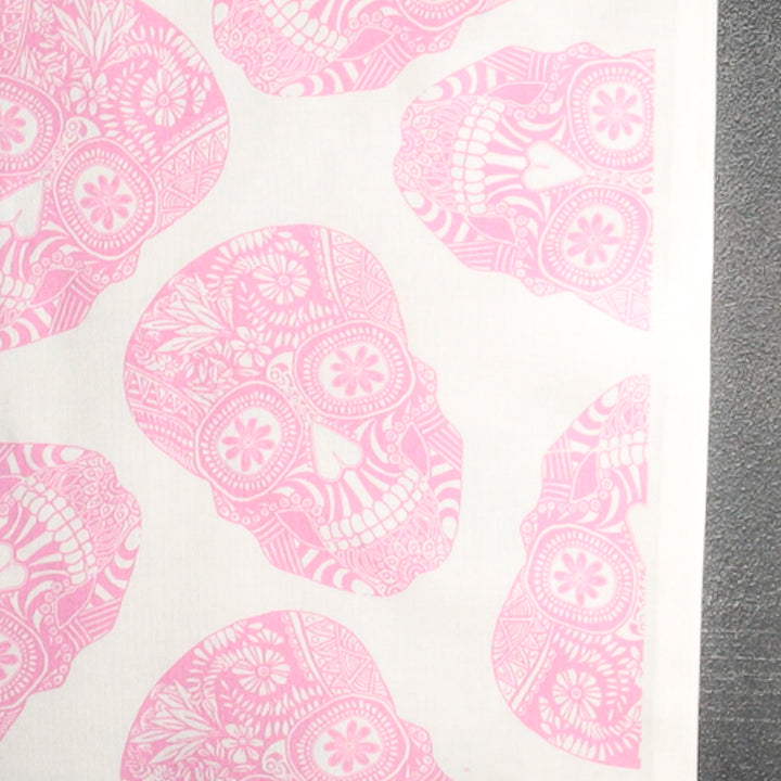 SALE Pink Skulls Shopping Bag - Lightweight foldaway tote