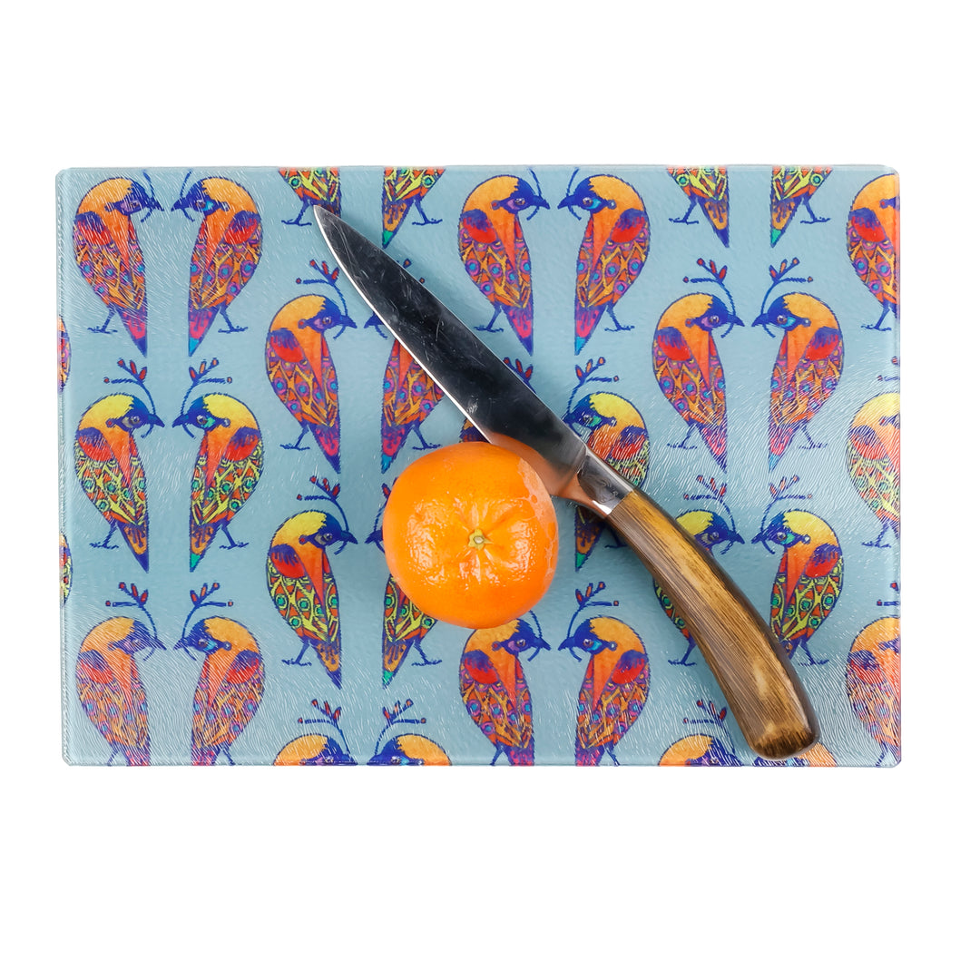 Tropical Lovebirds Worktop Protector