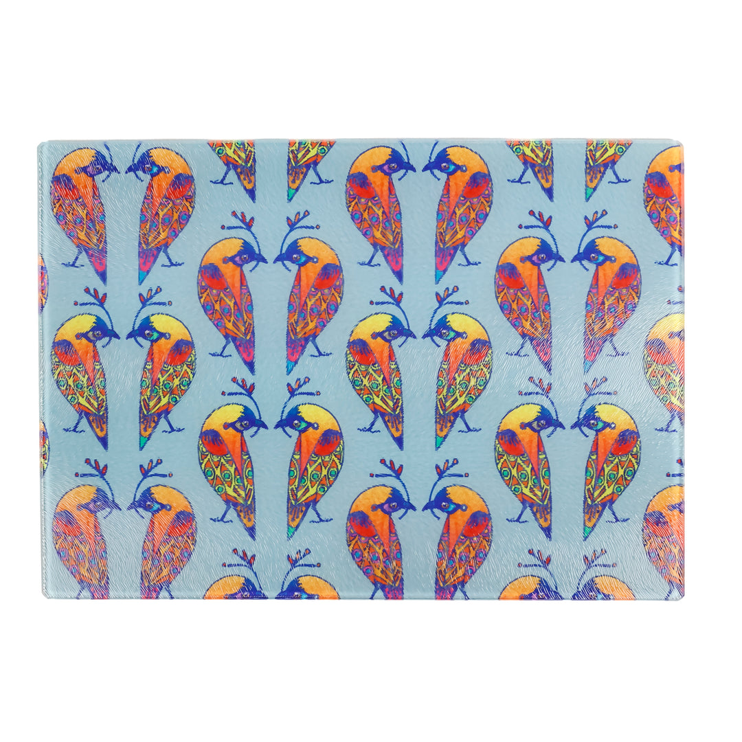 Tropical Lovebirds Worktop Protector