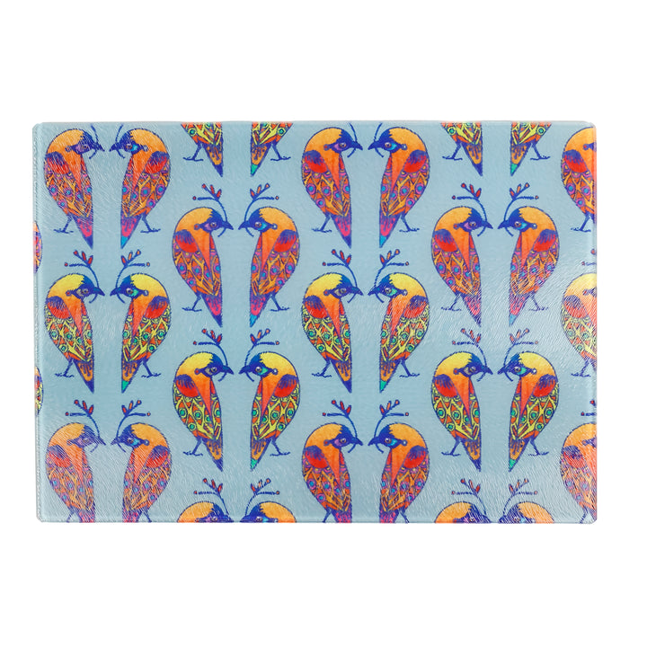 Tropical Lovebirds Worktop Protector