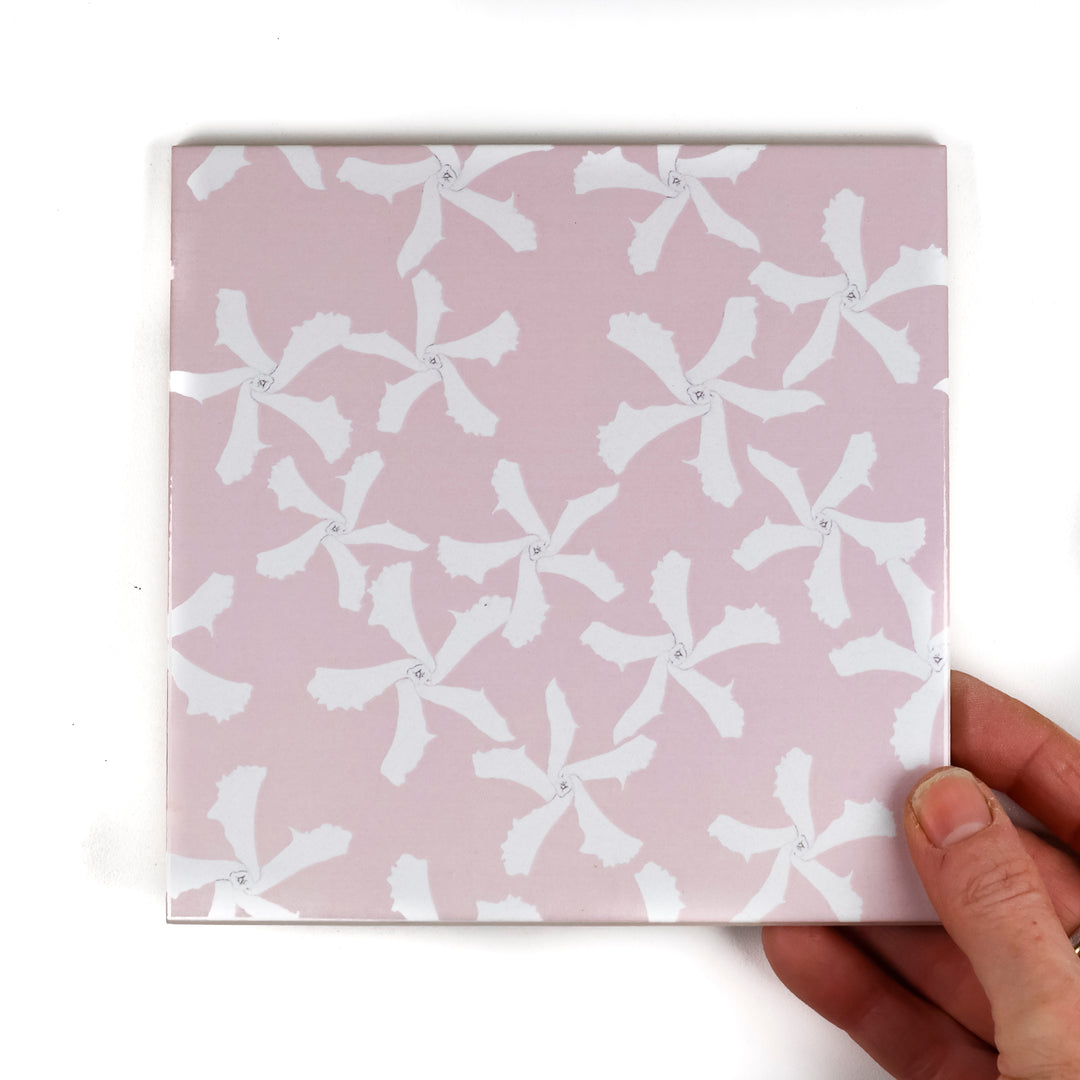 Jasmine Flower - Pink - Fired Ink version