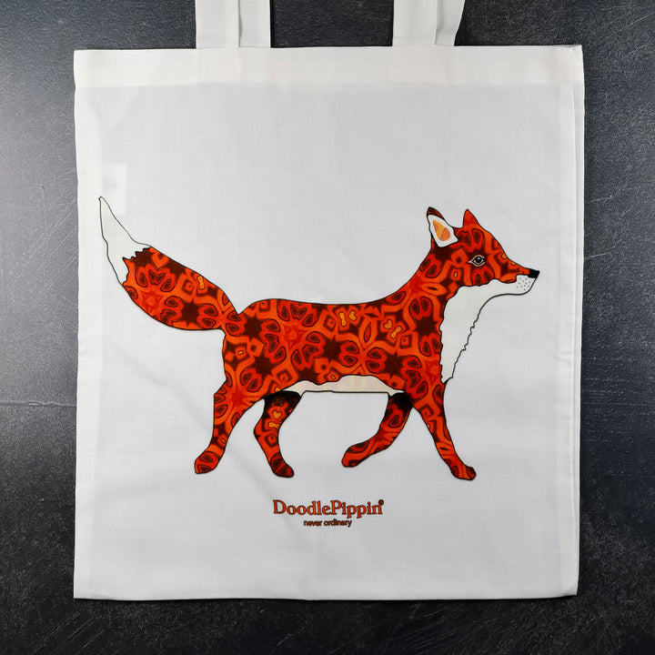SALE Fox Shopping Bag - Lightweight foldaway tote