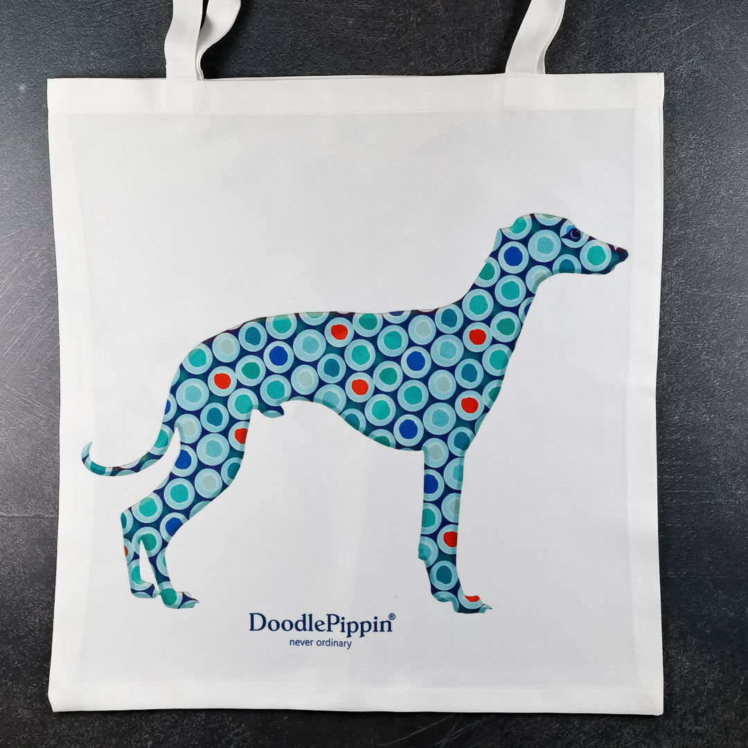 Greyhound/Whippet Bag - Blue Dog Tote