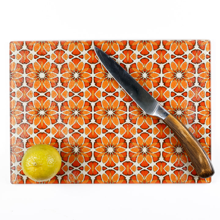 SALE - Moroccan Flower Worktop Protector (small rectangular)