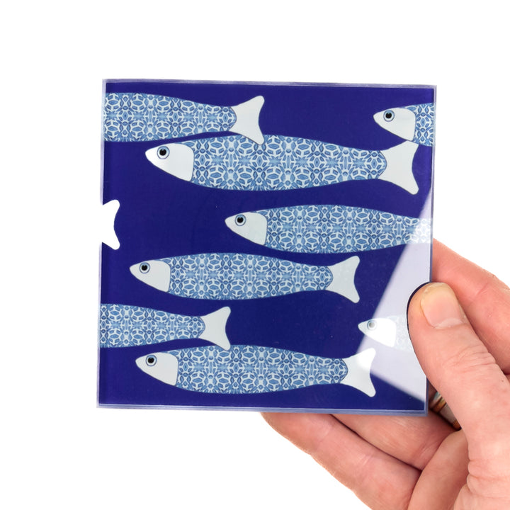 Ocean Shoal Coaster Set - Navy Blue