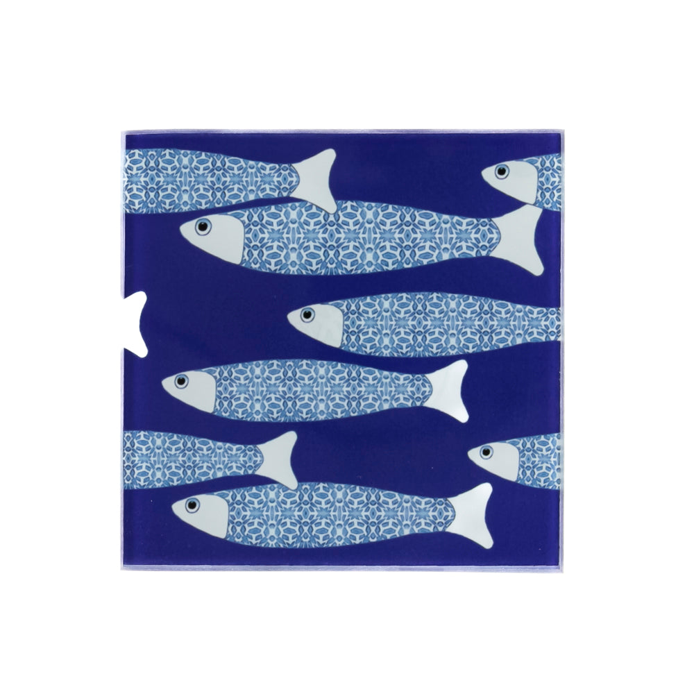Ocean Shoal Coaster Set - Navy Blue