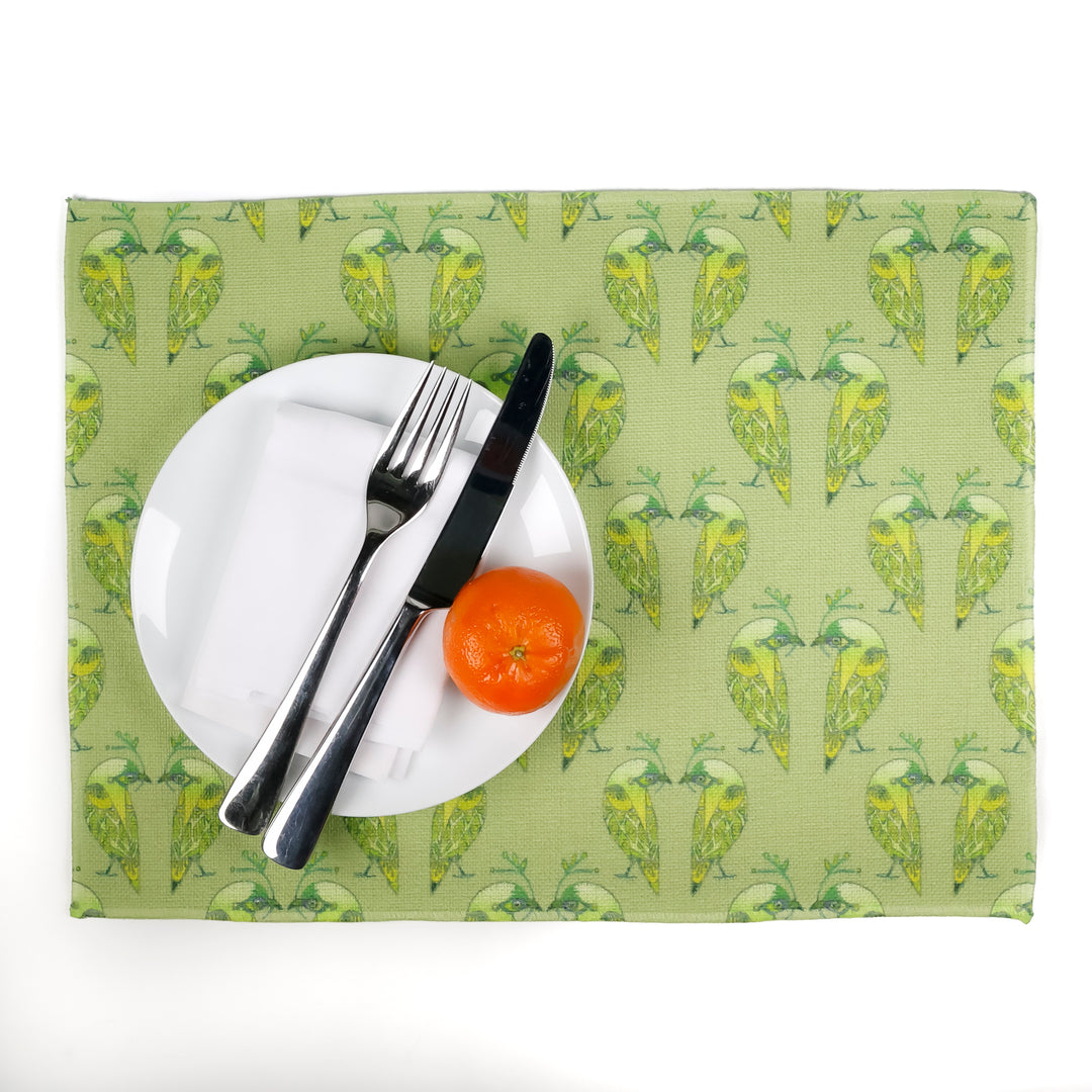 SALE - Set of 3x Lovebirds Fabric Placemats (Various designs)
