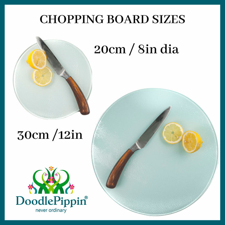 SALE - Heart Chopping Board (small circular)