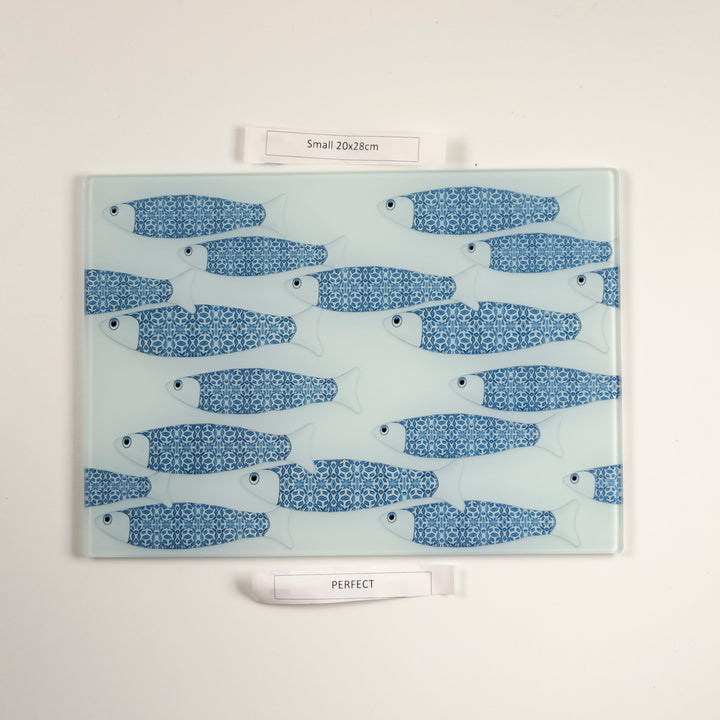 SALE - Ocean Shoal (white background) Worktop Protector - Small (20 x 28cm)