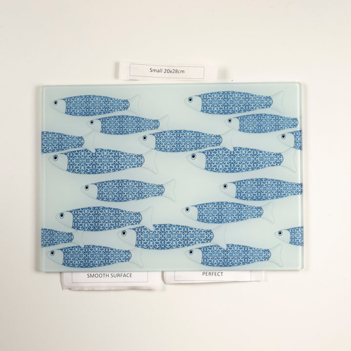 SALE - Ocean Shoal (white background) Worktop Protector - Small (20 x 28cm)