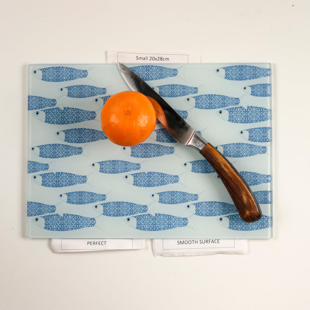 SALE - Ocean Shoal (white background) Worktop Protector - Small/Smooth