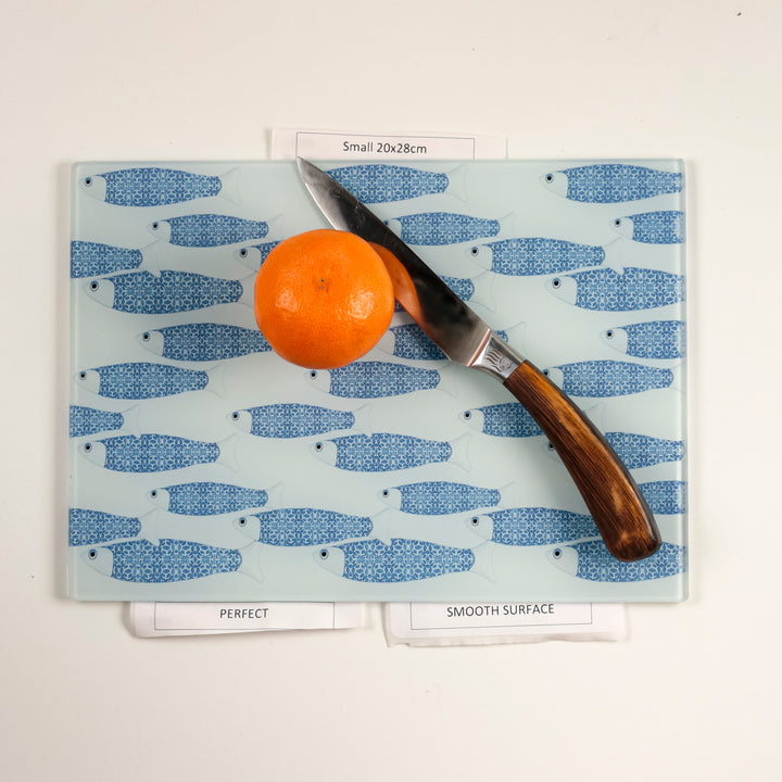 SALE - Ocean Shoal (white background) Worktop Protector - Small/Smooth