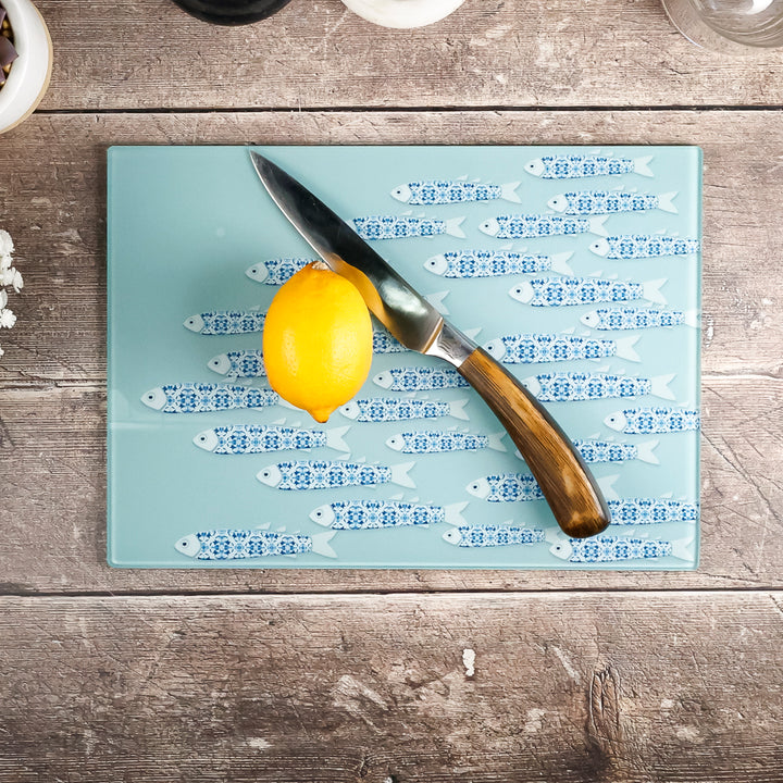 SALE Second - Small rectangular Fish Chopping Board
