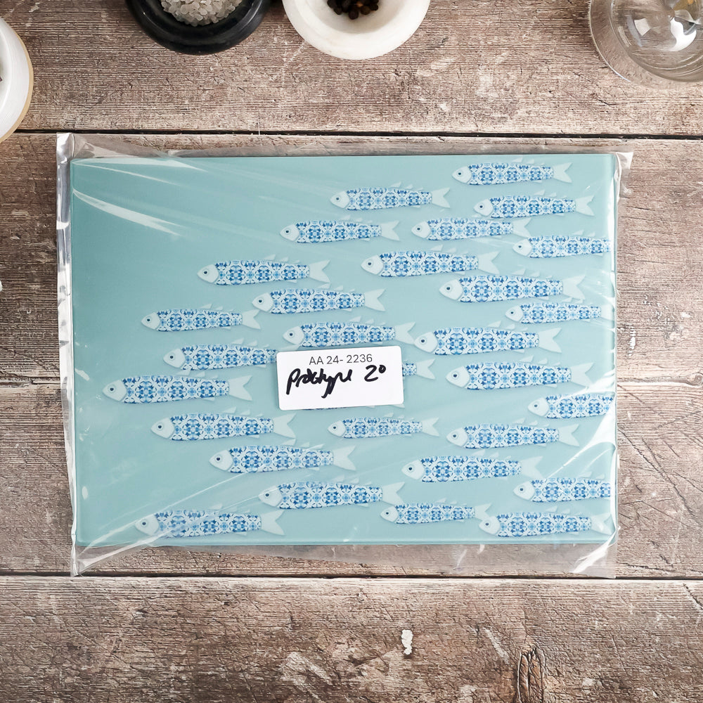 SALE Second - Small rectangular Fish Chopping Board