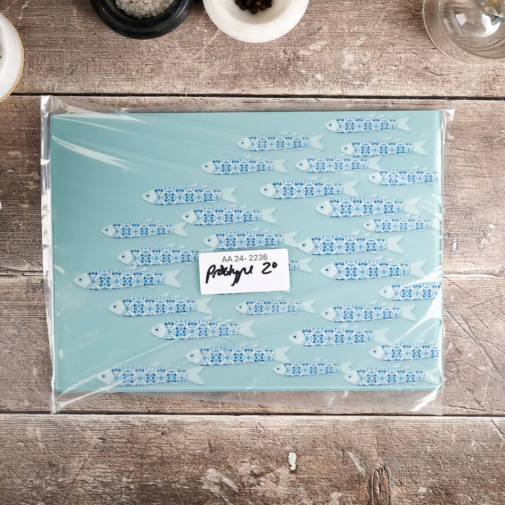 SALE Second - Small rectangular Fish Chopping Board