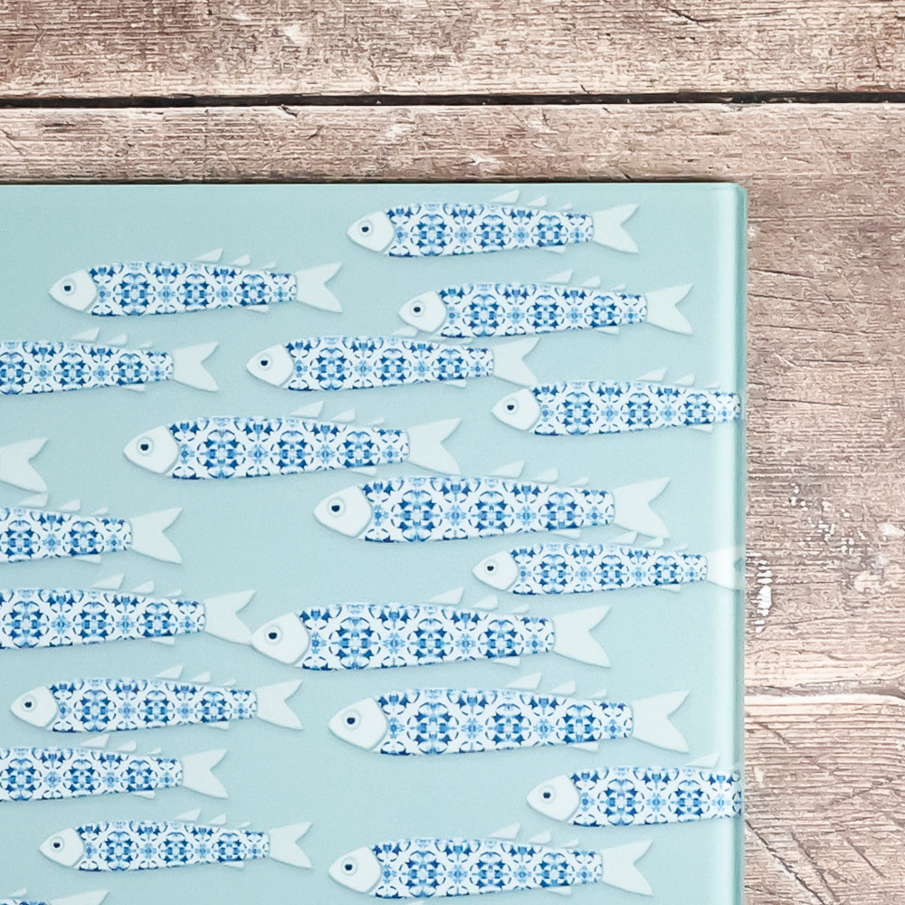 SALE Second - Small rectangular Fish Chopping Board