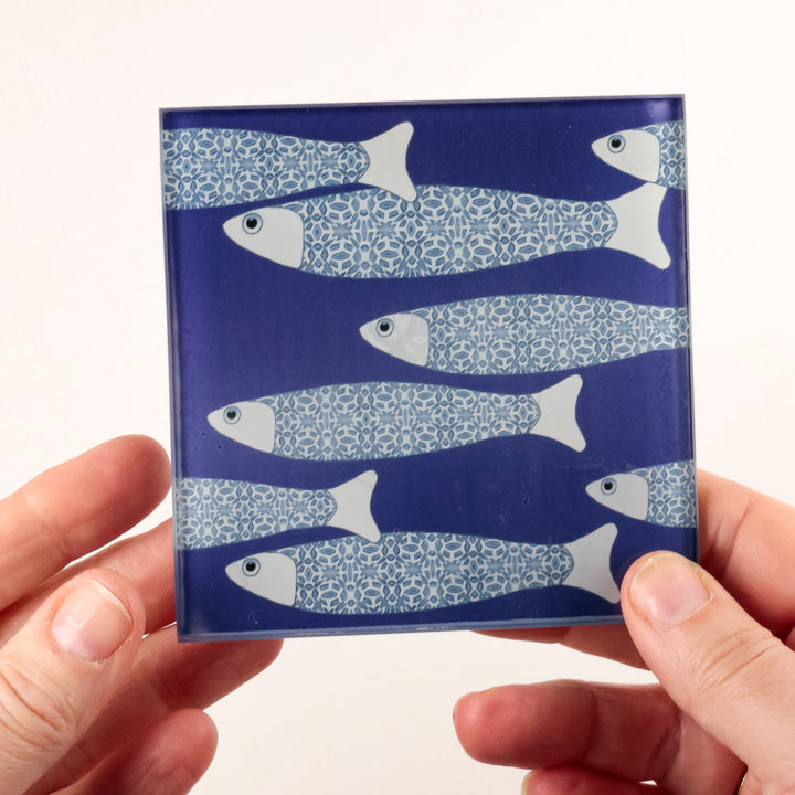 SALE SECONDS Coaster Set - 3 x Ocean Shoal Various (square)