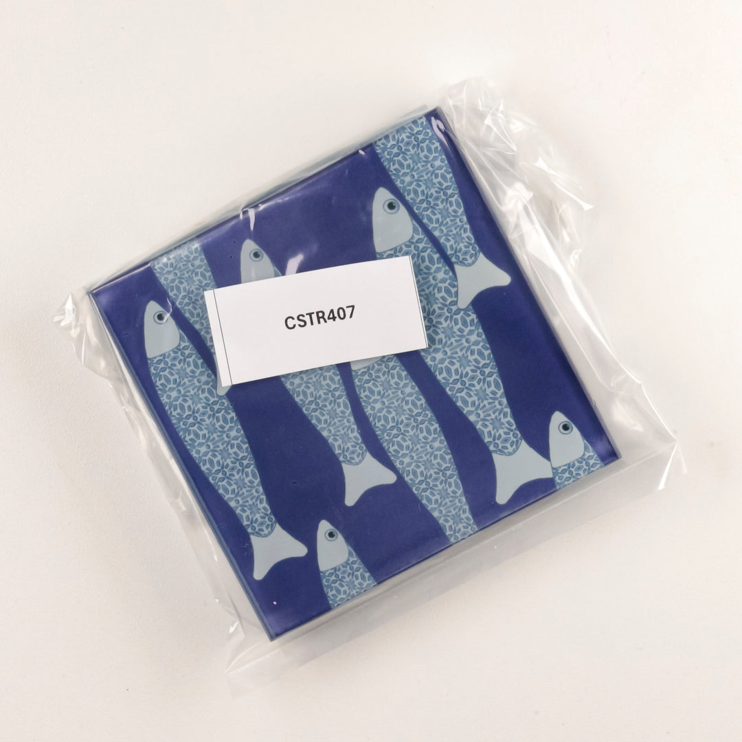 SALE SECONDS Coaster Set - 3 x Ocean Shoal Various (square)