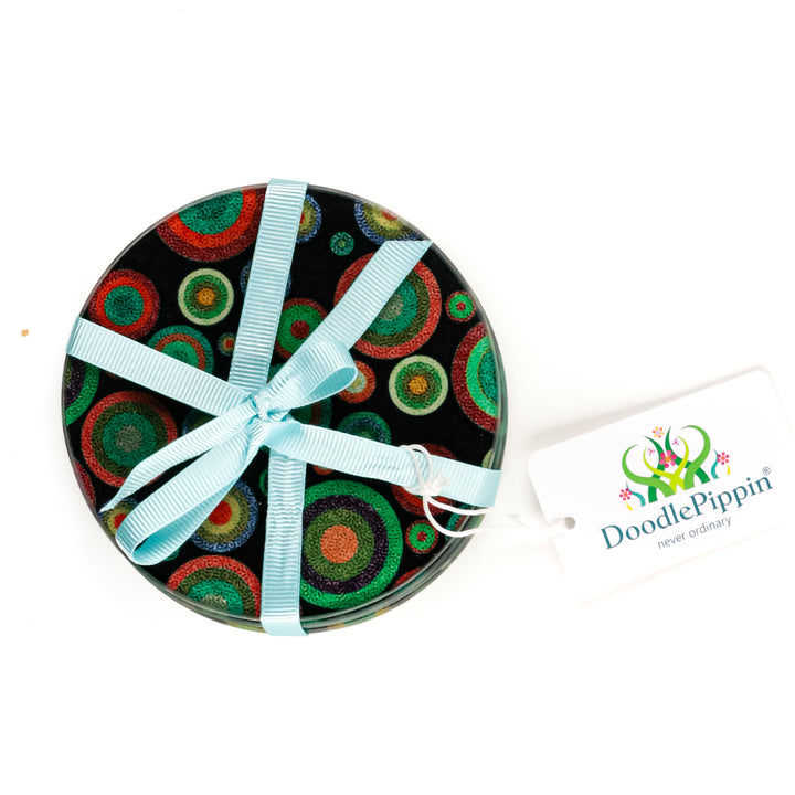SALE Coaster Set - Starry Night Mix (circular)