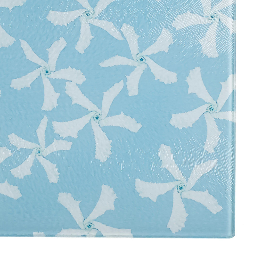 SALE - Jasmine Flower Worktop Protector - blue (small rectangular)