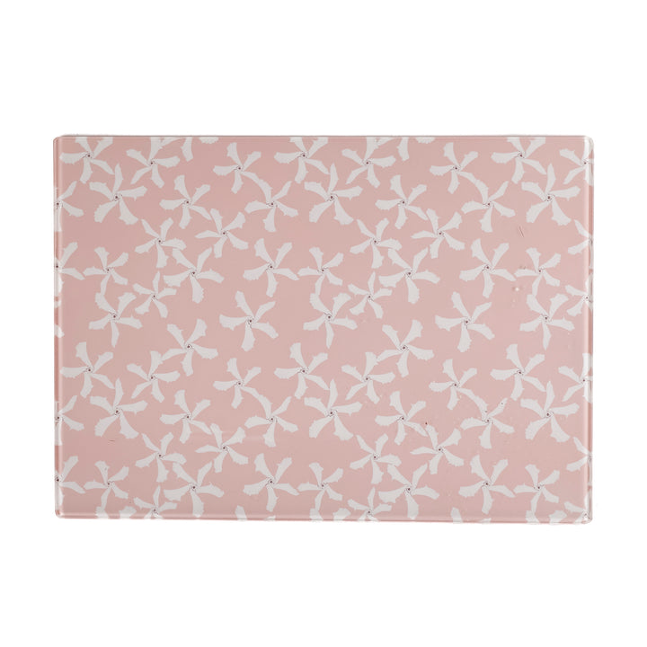 SALE - Jasmine Flower Worktop Protector - pale pink (small rectangular)