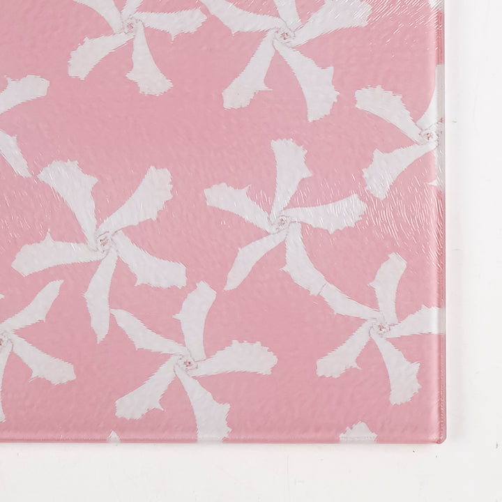 SALE - Jasmine Flower Worktop Protector - pink (small rectangular/textured)