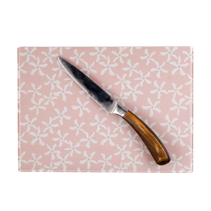 SALE - Jasmine Flower Worktop Protector - pale pink (small rectangular)