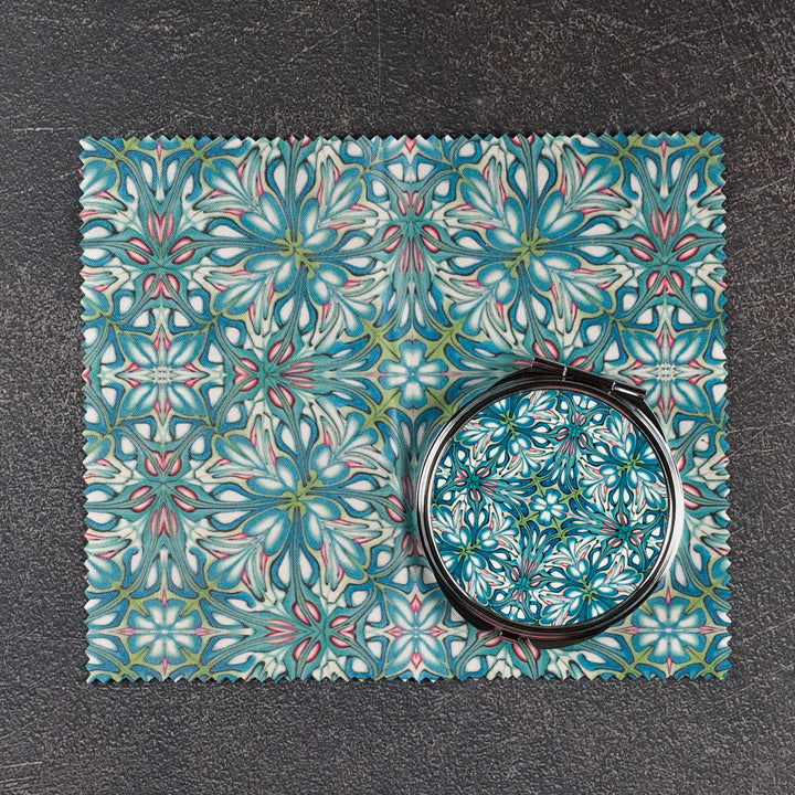 SALE - Flourishing Garden - Circular Compact Folding Mirror