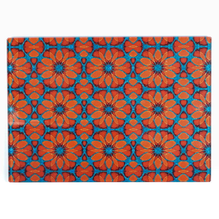 "Red Poppy" Moroccan Flower Worktop Protector
