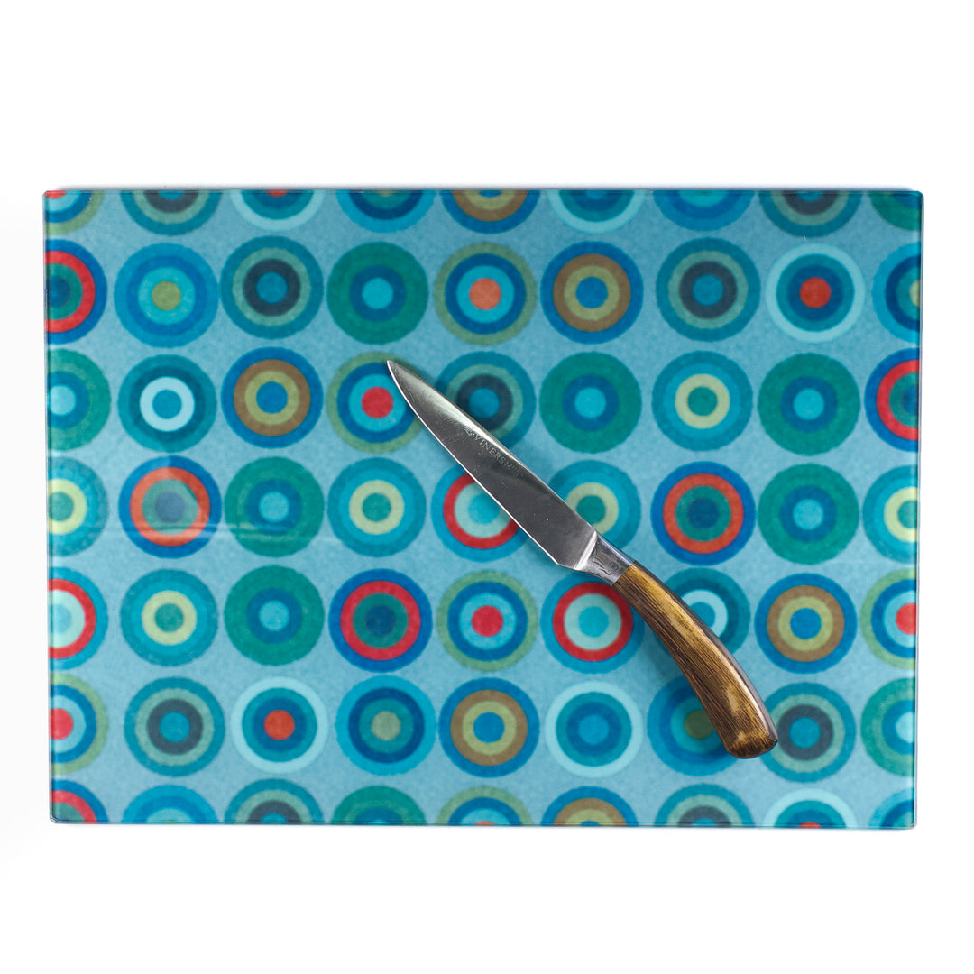 Blue Green Red Circles Worktop Protector