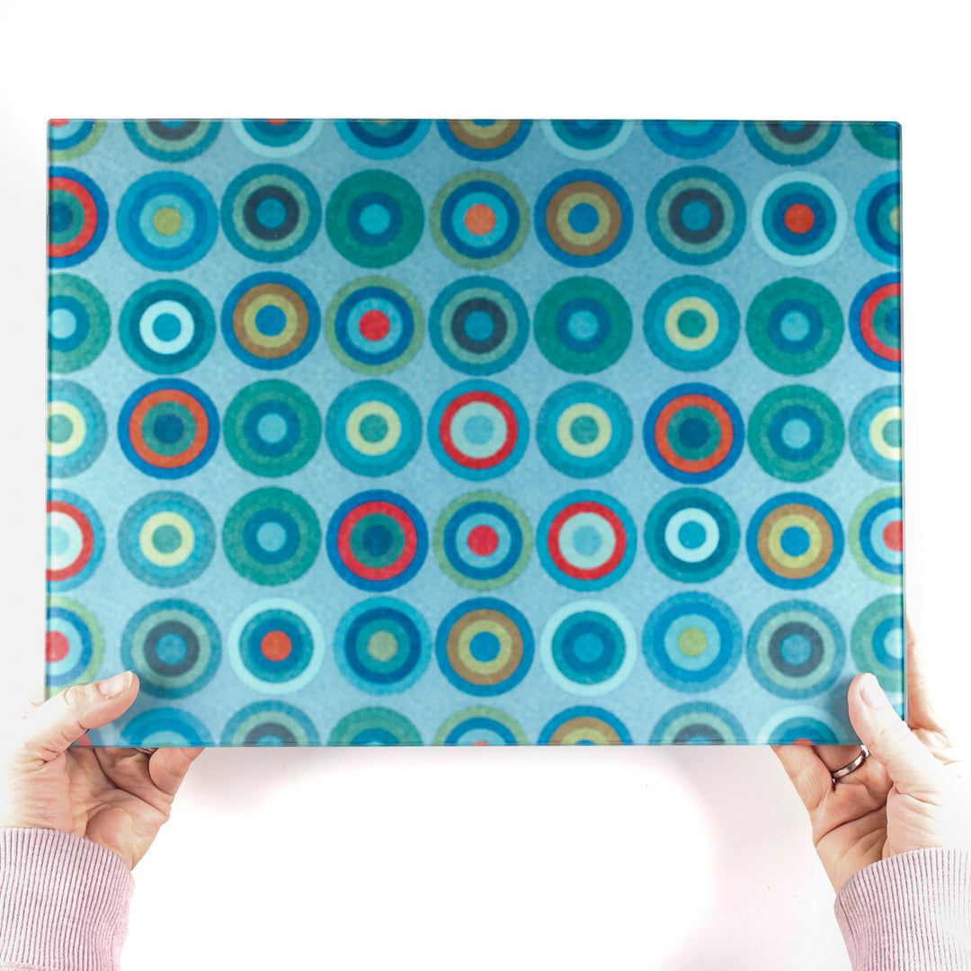 Blue Green Red Circles Worktop Protector