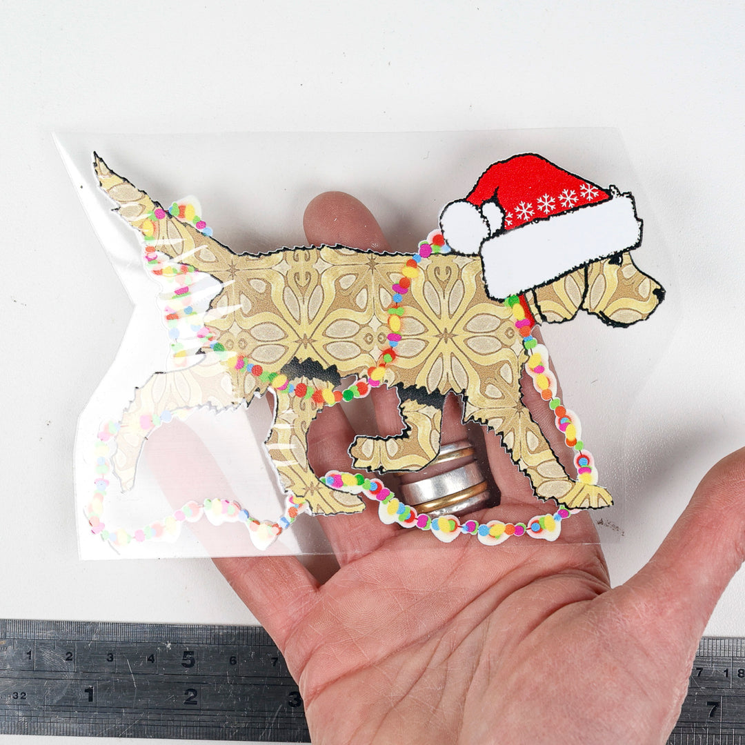 SALE Christmas Blonde Labradoodle