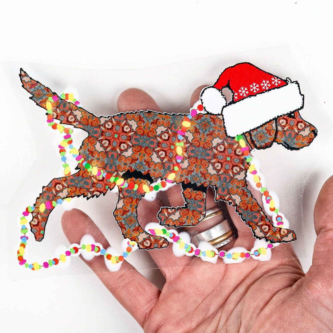 SALE Christmas Chocolate / Red Labradoodle