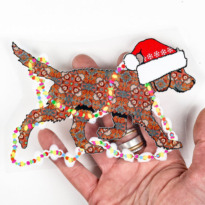 SALE Christmas Chocolate / Red Labradoodle