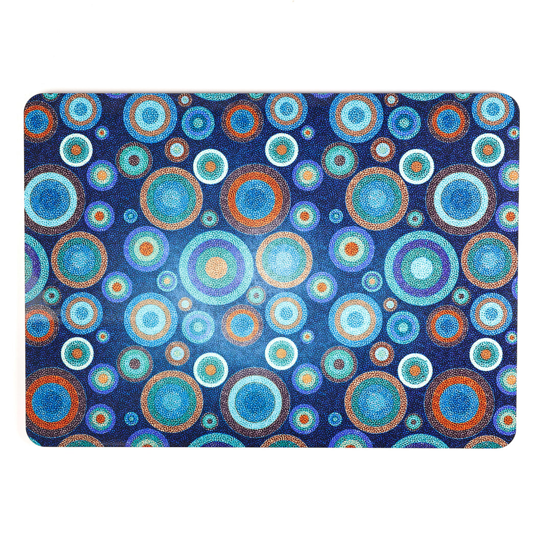 SALE SECONDS - 2x Cork Placemats - spotty starry night design
