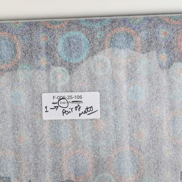 SALE SECONDS - 2x Cork Placemats - spotty starry night design