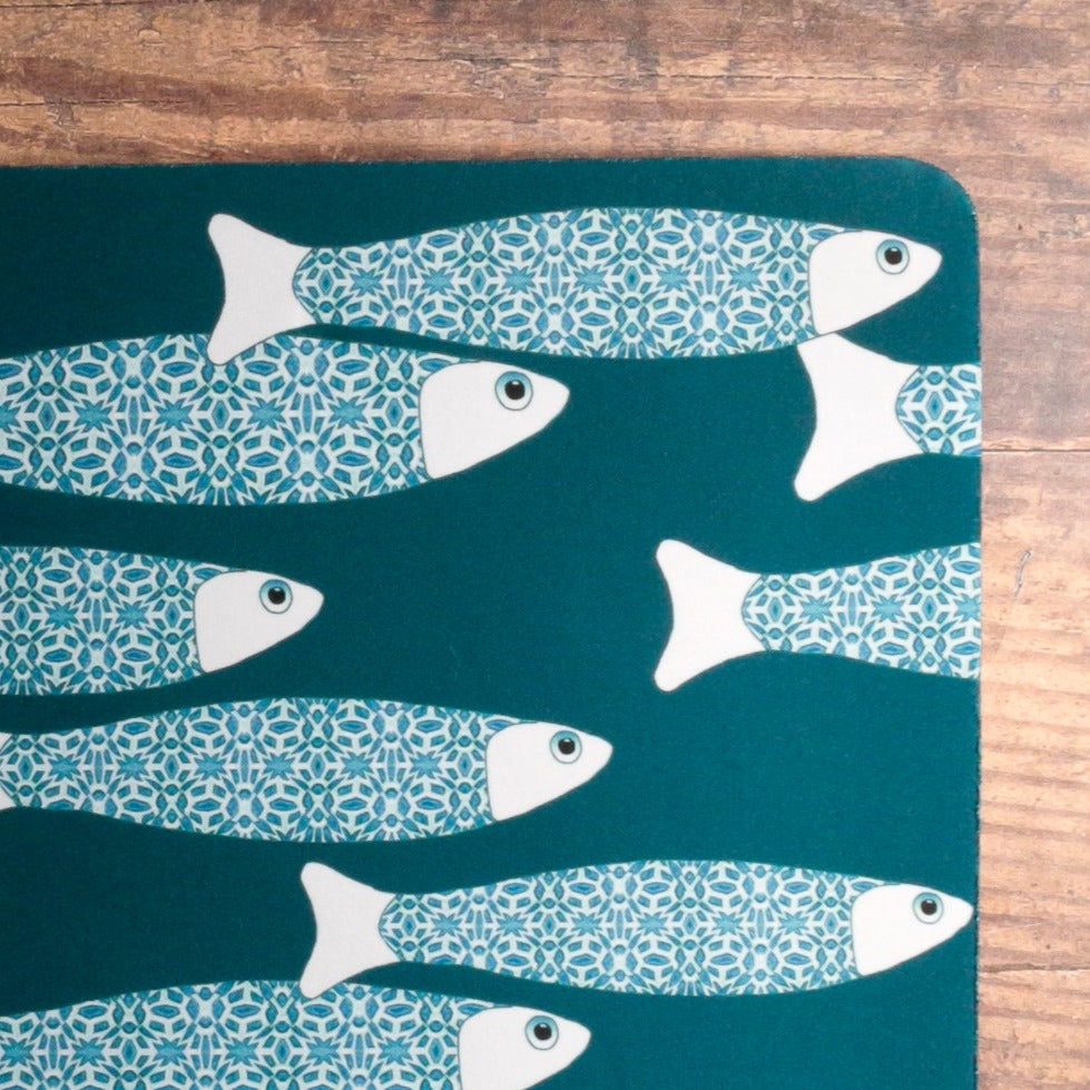 SALE | Ocean Shoal Pet Food Mat - Green