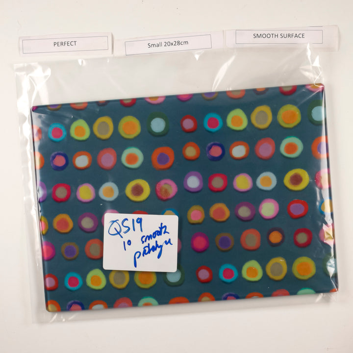 SALE - Colourful Spotty Abstract Worktop Protector (Small - 20x28cm)