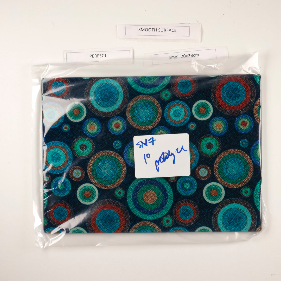 SALE - Starry Night Chopping Board - Worktop Protector - Blue (small)