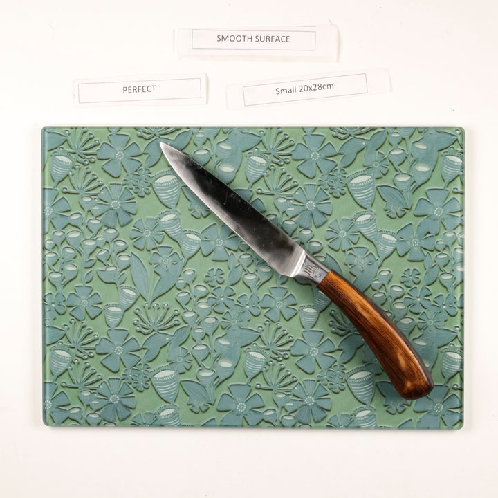 SALE - Small Rectangular Seedheads Chopping Board (smooth)