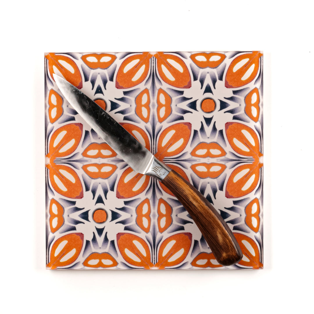 SALE Bespoke Fox Flower Mini Worktop Protector (20cm square)