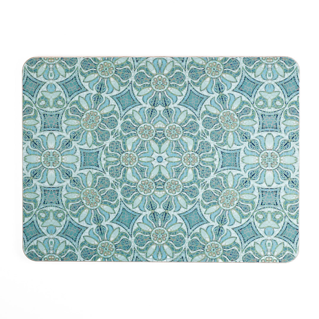 Pomegranate Placemat - Aqua