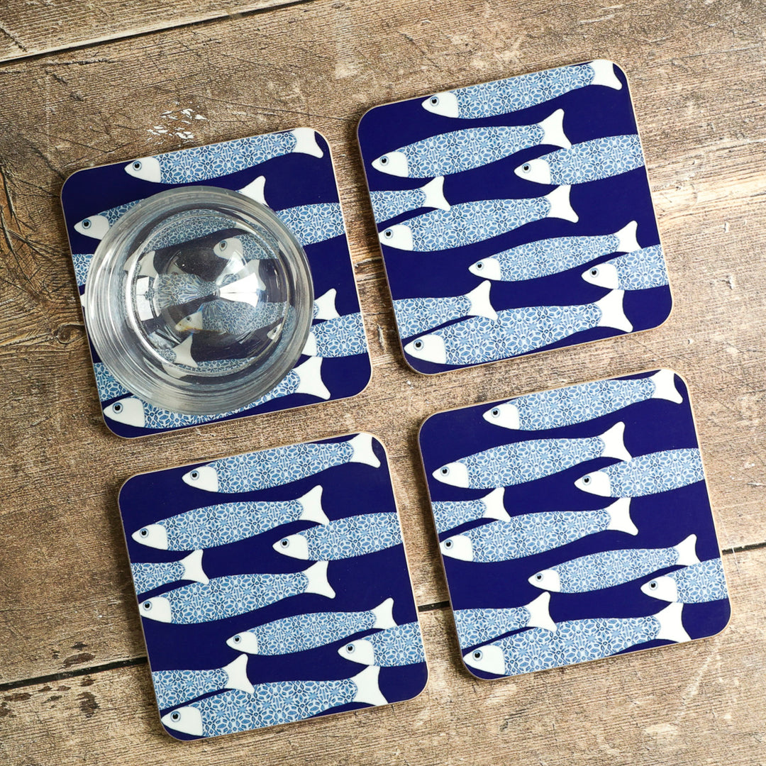Ocean Shoal Placemat - Navy Blue