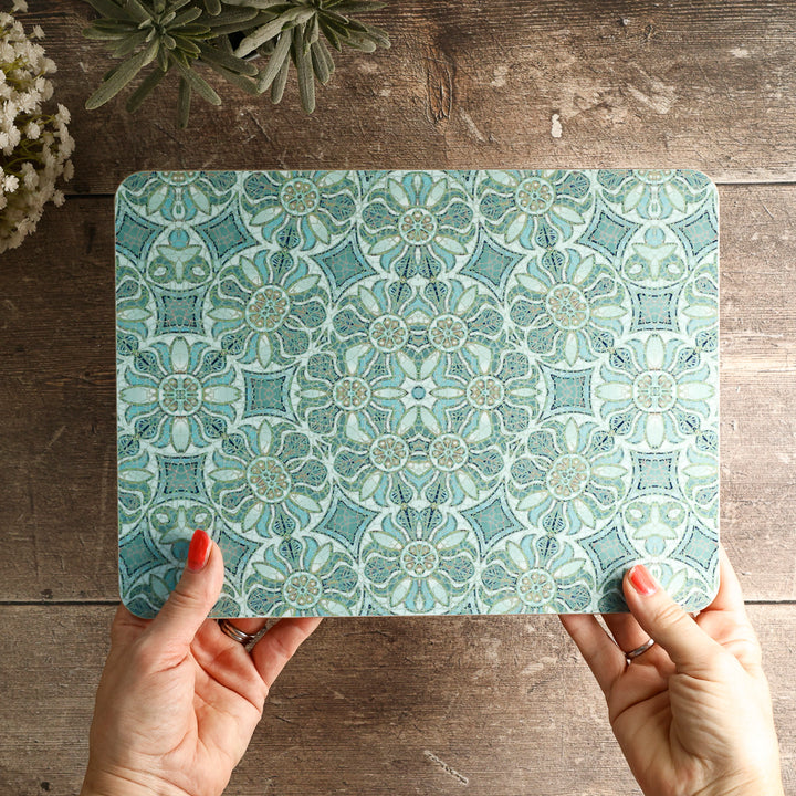 Pomegranate Placemat - Aqua